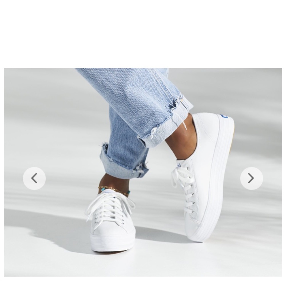 Keds Triple Kick Leather White Sneaker